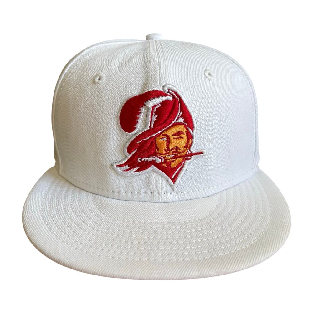 Tampa Bay Buccaneers New Era 59Fifty Fitted Hat 7 1/4 Creamsicle Vintage Logo